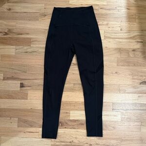 Beyond Yoga Black Powerbeyond Midi Leggings